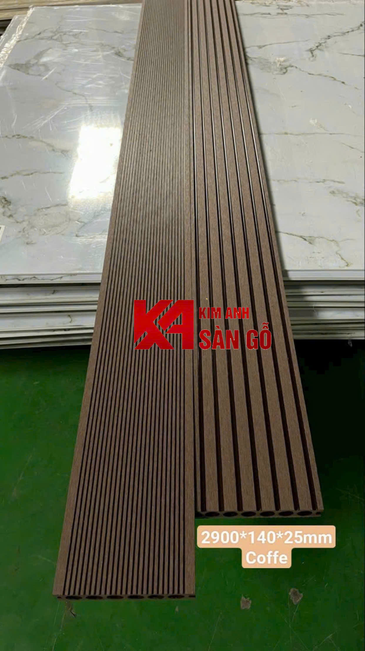 Sàn Gỗ Nhựa Lỗ Tròn VN-04 25mm